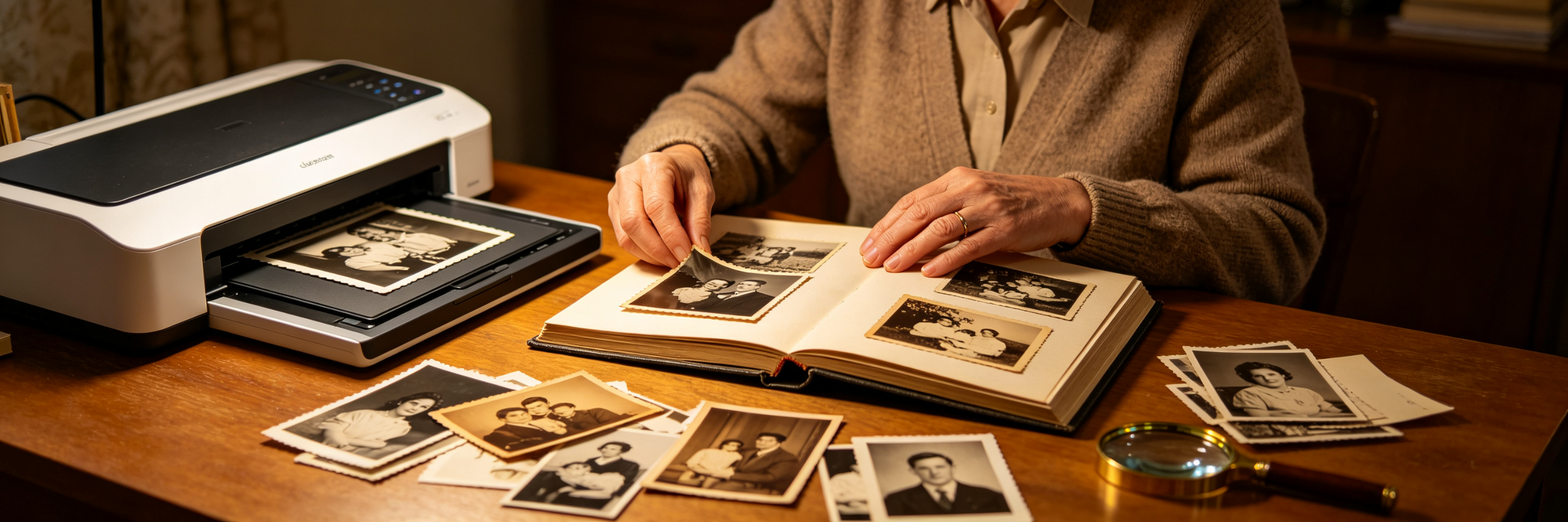 Remove text from image free — erase old timestamps from scanned family photos
