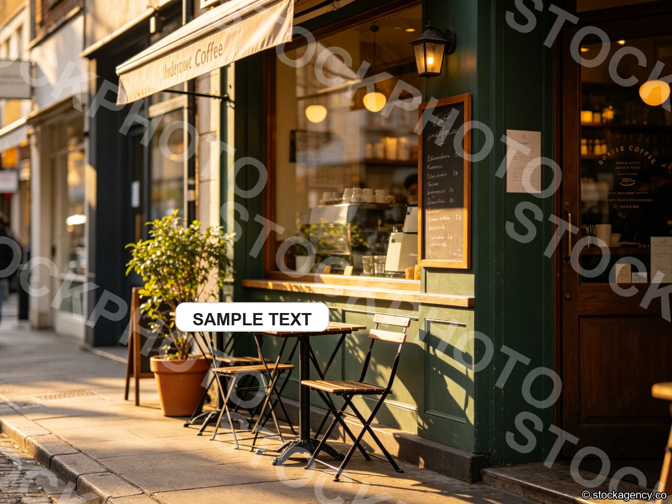 Sample photo with text — try the text remover from image